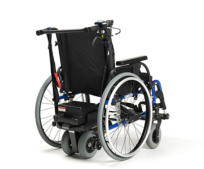 Hulpmotor voor manuele rolstoel